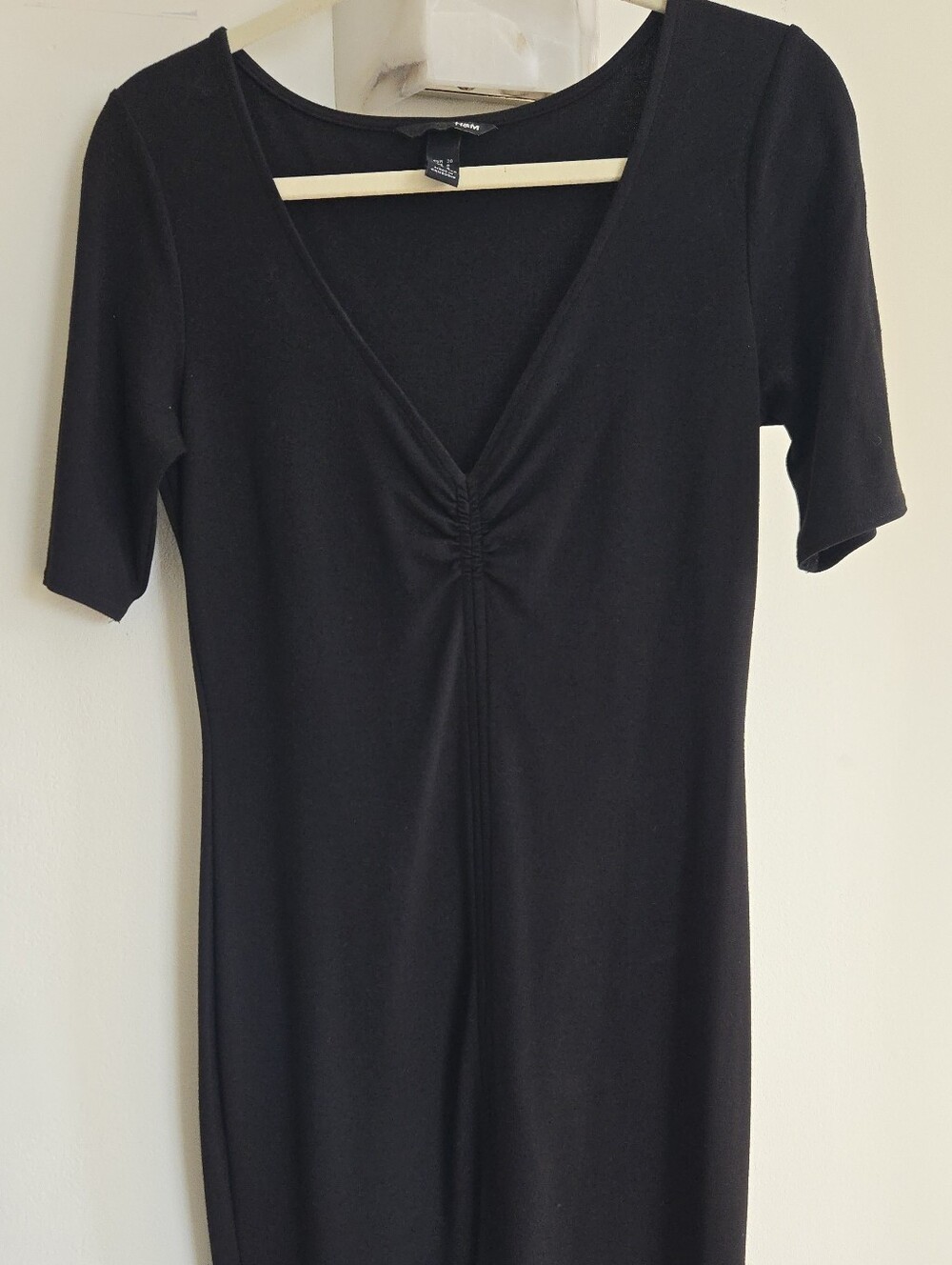 H&M V-Neck Little Black Dress